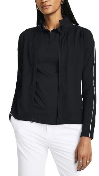 Under Armour Storm ladies midlayer full zip, black/white