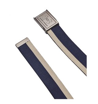 Under Armour Stretch Webbing mens belt, midnight navy/khaki base/castlerock