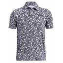 Under Armour Playoff Printed junior polo, midnight navy/white