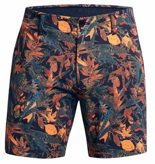 Under Armour Iso-Chill Printed 7 men's shorts, midnight navy/photon blue/halo gray