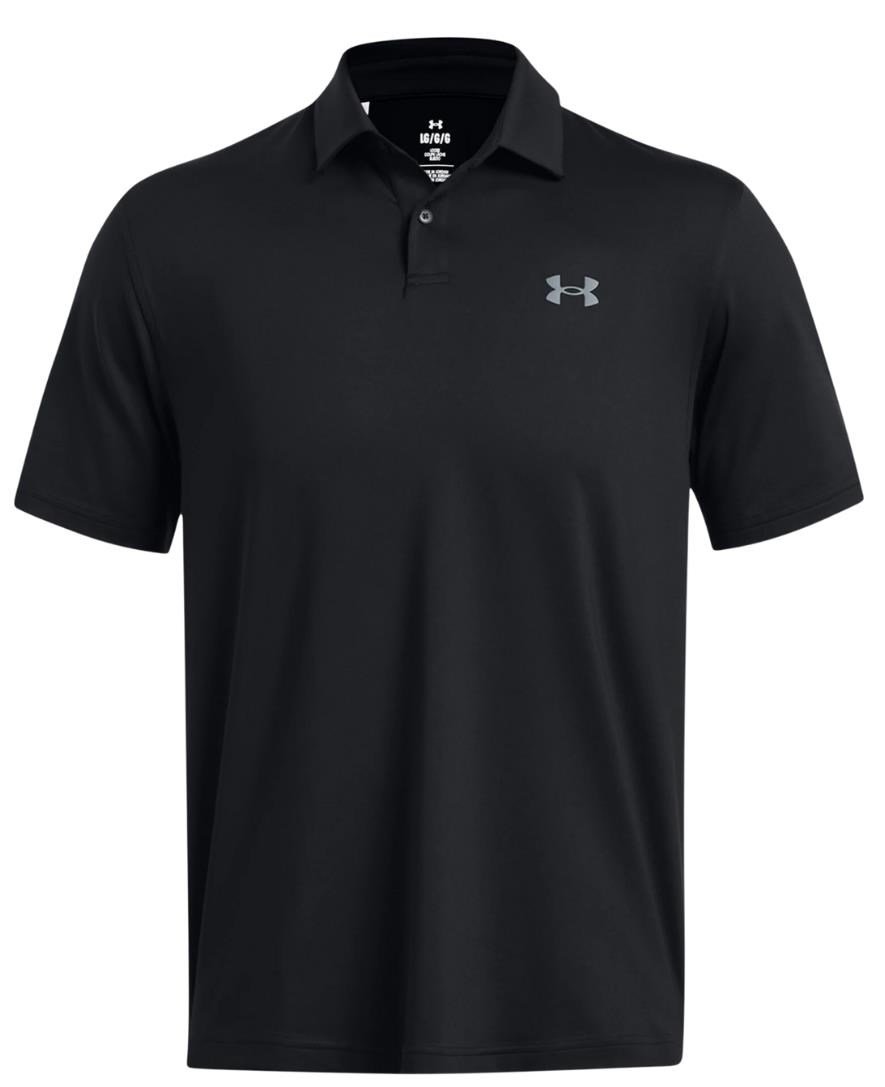 Under Armour T2G men's polo, black/pitch grey
