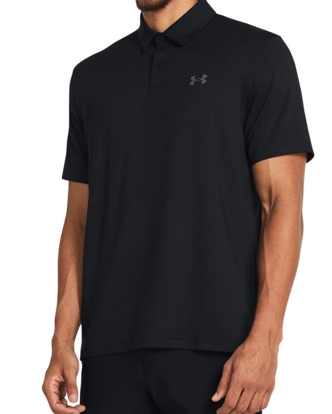 Under Armour T2G men's polo, black/pitch grey