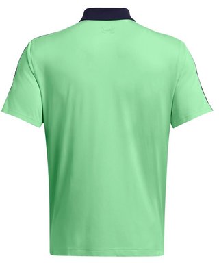 Under Armour Playoff 3.0 Striker men's polo, matrix green/midnight navy/white