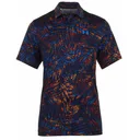 Under Armour Playoff 3.0 Printed men's polo, midnight navy/phoenix