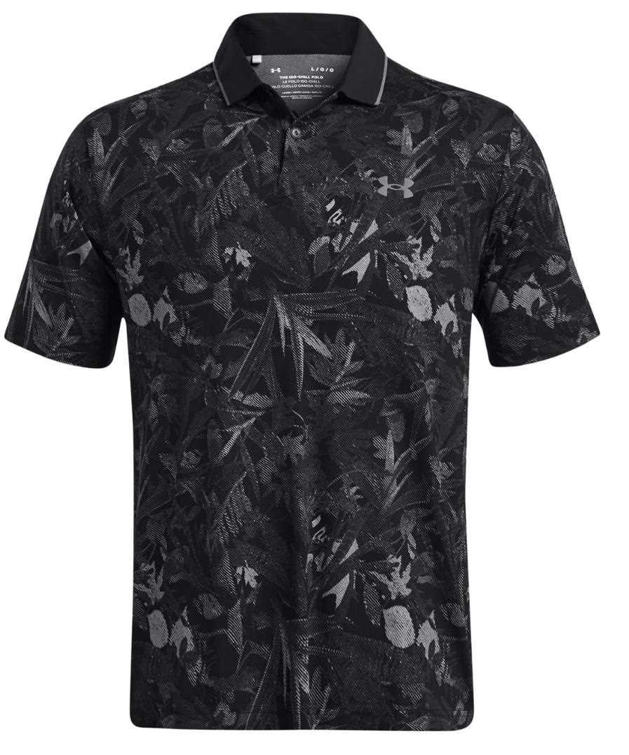 Under Armour Iso-Chill Edge men's polo, black/pitch gray