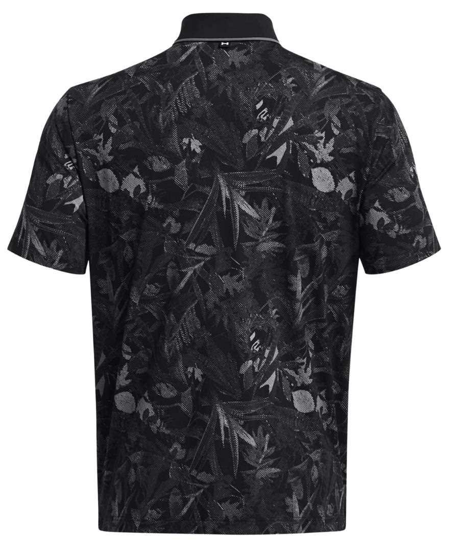 Under Armour Iso-Chill Edge men's polo, black/pitch gray
