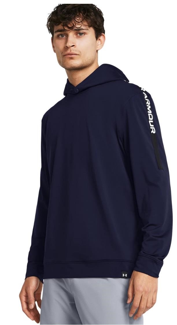 Under Armour Playoff men's hoodie, midnight navy/black/white