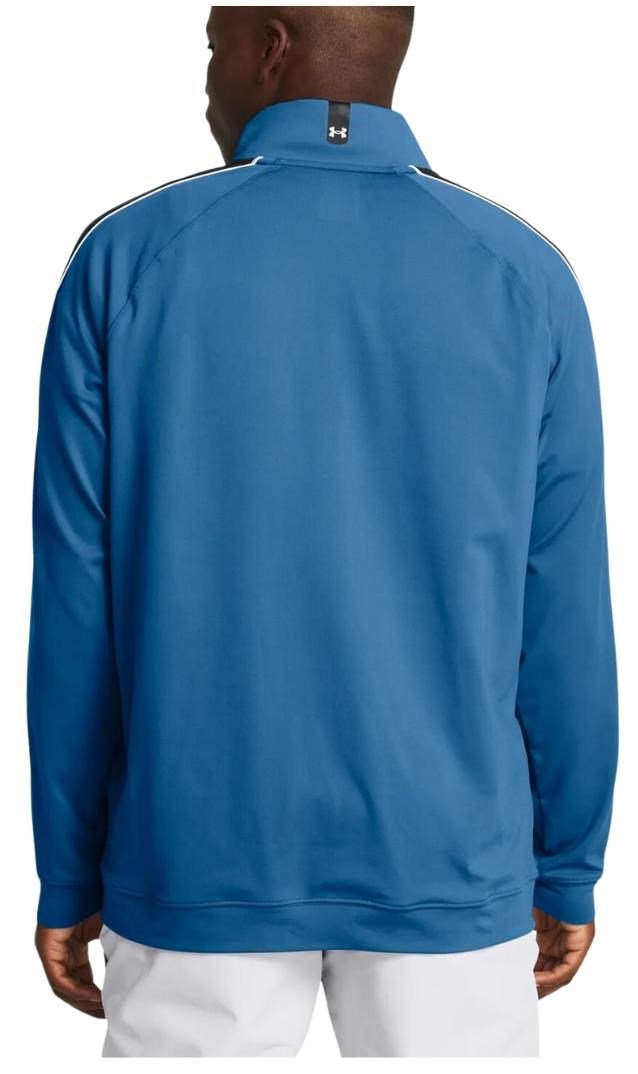 Under Armour Storm Midlayer 1/2 Zip men's sweatshirt, photon blue/midnight navy/white
