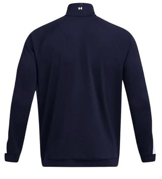 Under Armour Storm Midlayer 1/2 Zip men's sweatshirt, midnight navy/matrix green/white