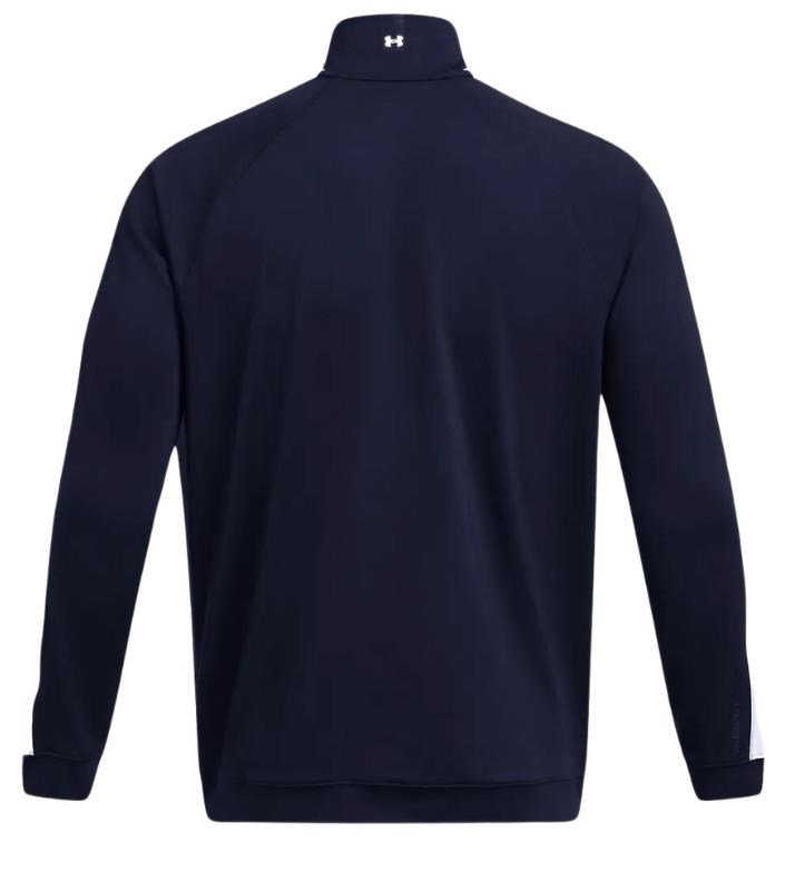 Under Armour Storm Midlayer 1/2 Zip men's sweatshirt, midnight navy/matrix green/white