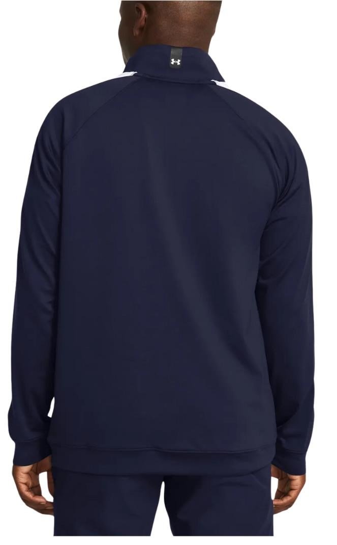 Under Armour Storm Midlayer 1/2 Zip men's sweatshirt, midnight navy/matrix green/white