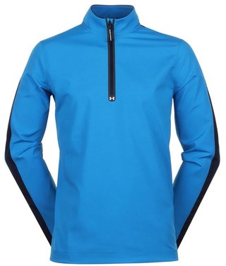 Under Armour Storm Windstrike 1/2 Zip men's jacket, photon blue/midnight navy/white