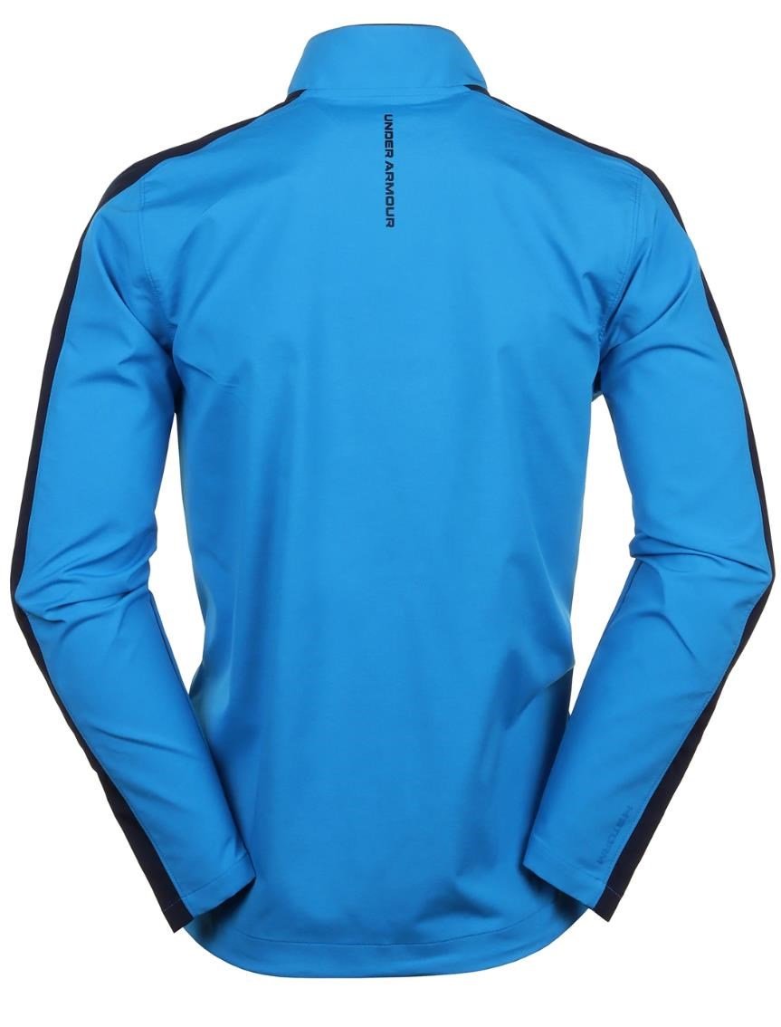 Under Armour Storm Windstrike 1/2 Zip men's jacket, photon blue/midnight navy/white