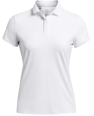 Under Armour Iso-Chill women's polo, white/midnight navy