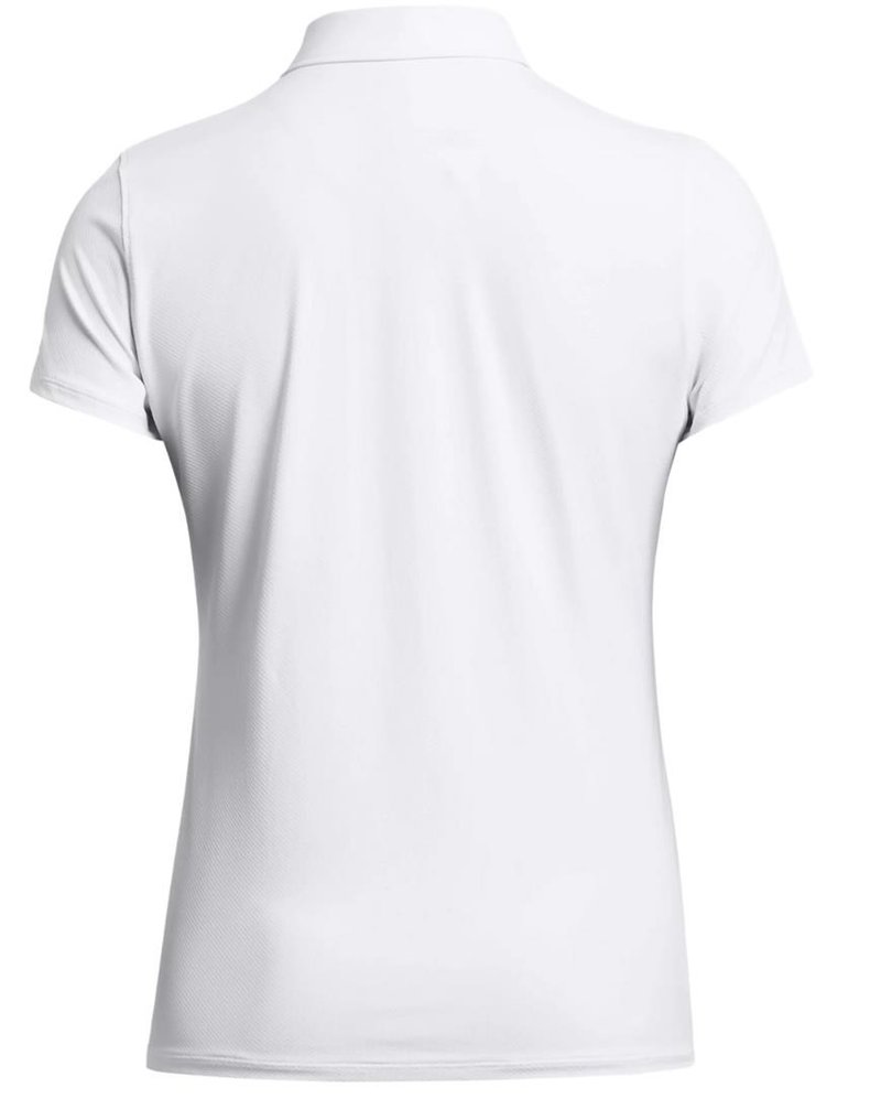 Under Armour Iso-Chill women's polo, white/midnight navy