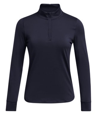 Under Armour Playoff 1/4 Zip women's sweatshirt, midnight navy/white