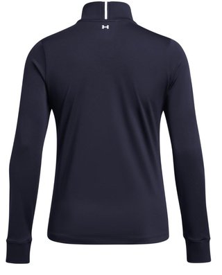 Under Armour Playoff 1/4 Zip women's sweatshirt, midnight navy/white