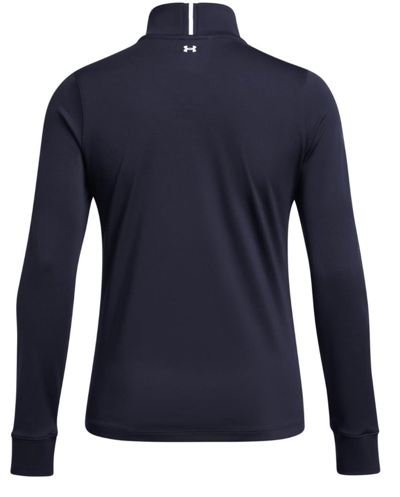 Under Armour Playoff 1/4 Zip women's sweatshirt, midnight navy/white