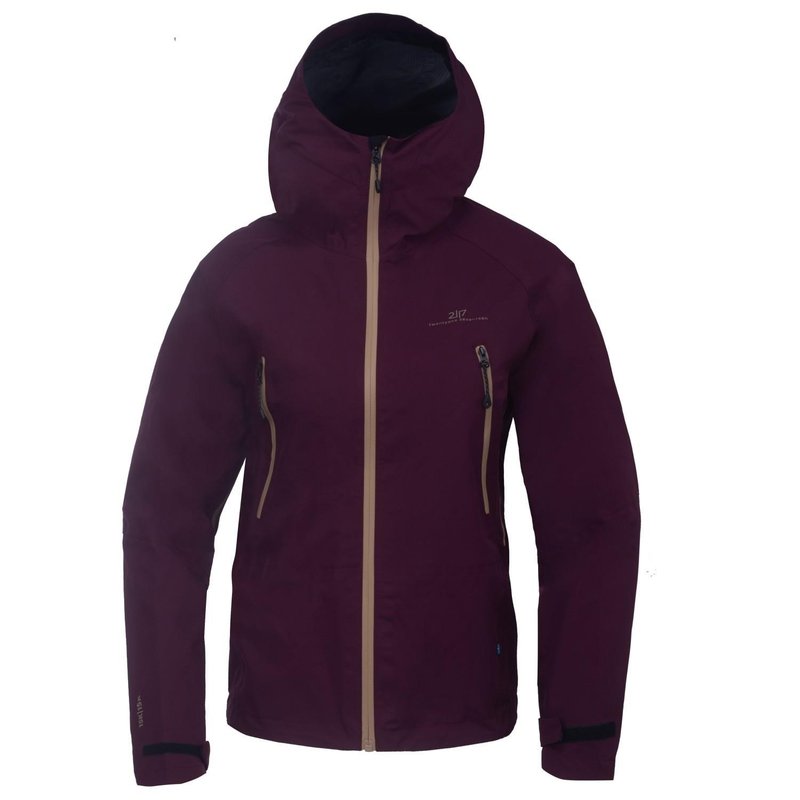 2117 of Sweden Skogmo 3L women's jacket, dark plum