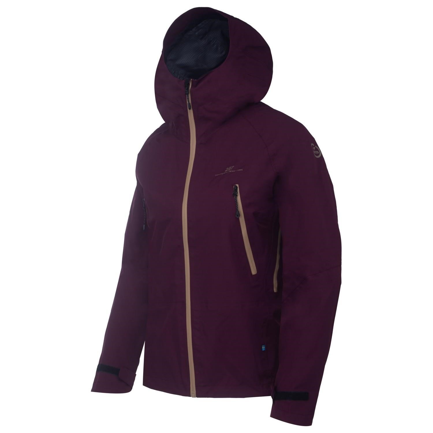 2117 of Sweden Skogmo 3L women's jacket, dark plum