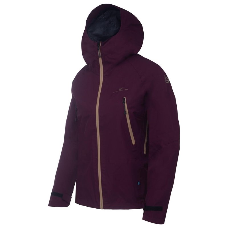 2117 of Sweden Skogmo 3L women's jacket, dark plum