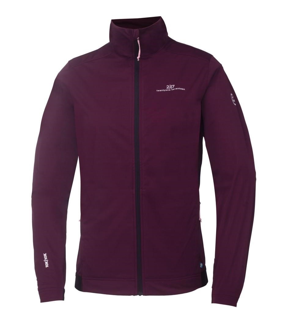 2117 of Sweden Torsvi women's hybrid jacket, dark plum