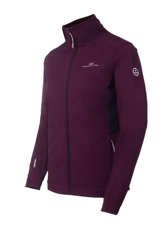 2117 of Sweden Torsvi women's hybrid jacket, dark plum