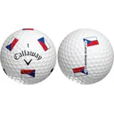 Callaway Chrome Soft Truvis Czech Flag golf balls (12 balls), LIMITED EDITION