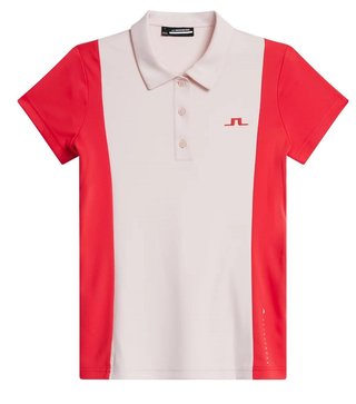 J.Lindeberg Tilly ladies polo, rose quartz
