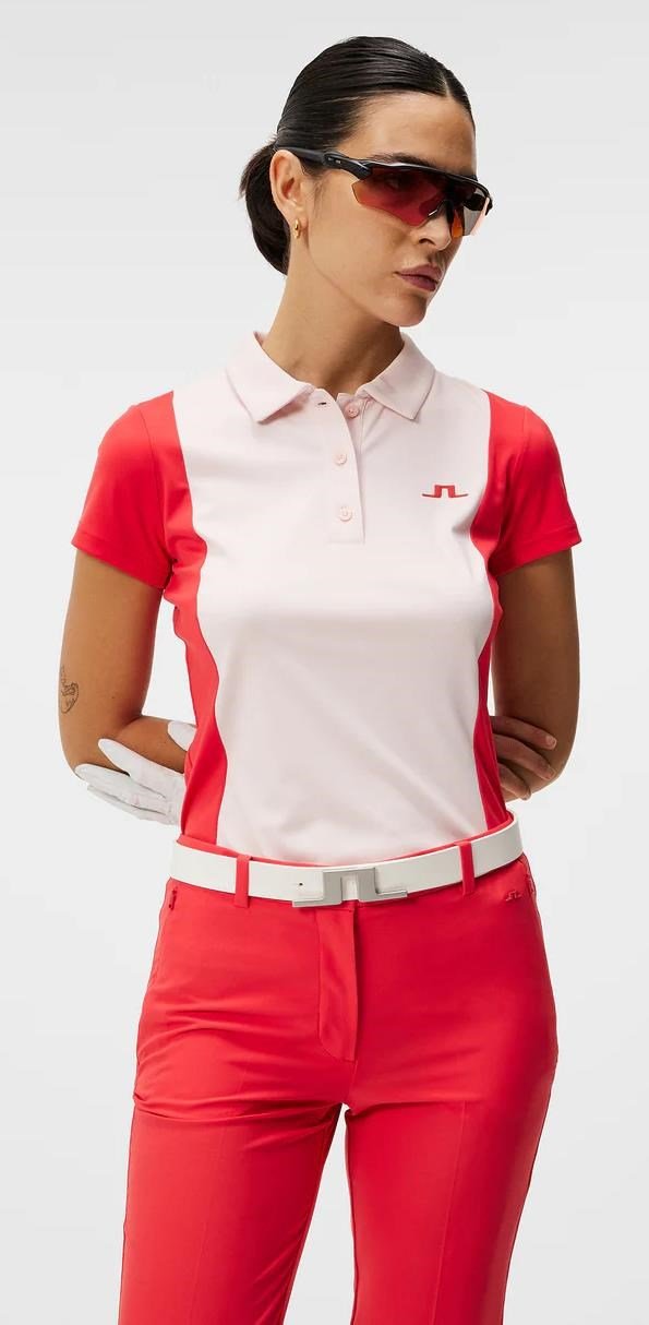 J.Lindeberg Tilly ladies polo, rose quartz