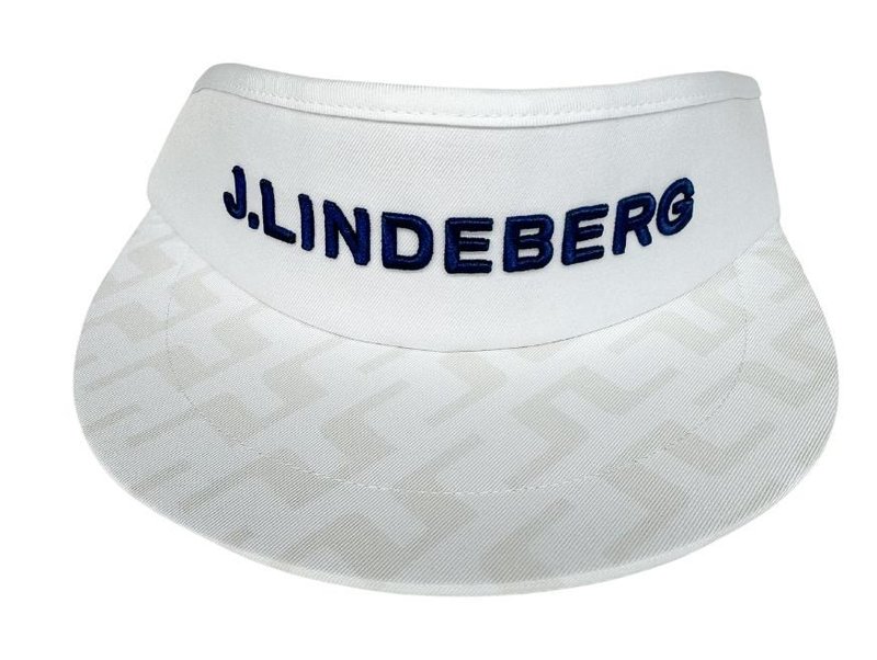 J.Lindeberg Viktor Print men's visor, white