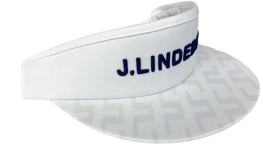J.Lindeberg Viktor Print men's visor, white