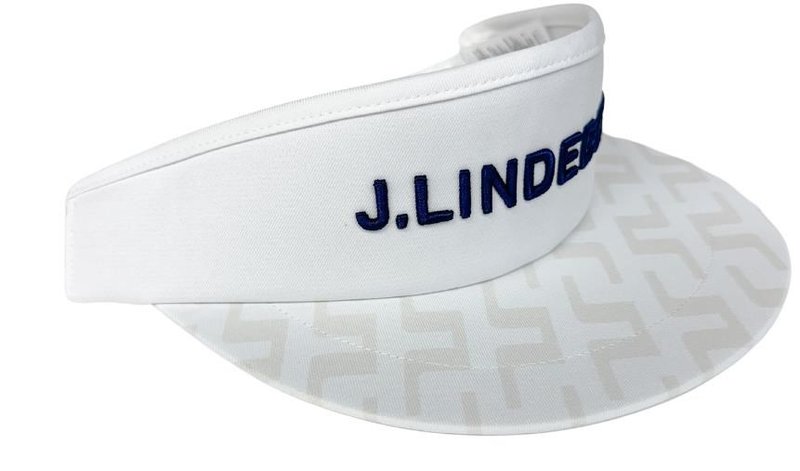 J.Lindeberg Viktor Print men's visor, white