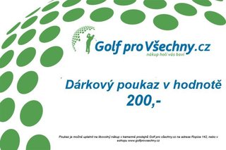 Ostatní Dárkový poukaz v hodnotě 200,- Gift Voucher