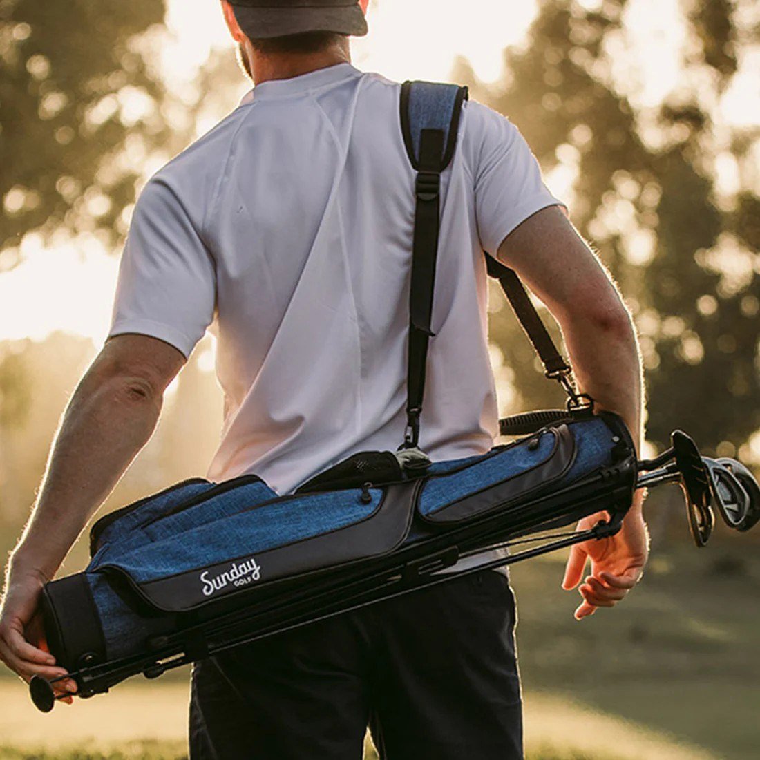 Sunday Golf Loma pencil bag, cobalt blue