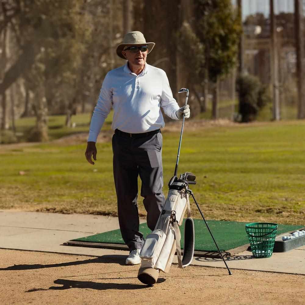 Sunday Golf Loma pencil bag, toasted almond