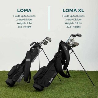 Sunday Golf Loma XL carry bag, matte black