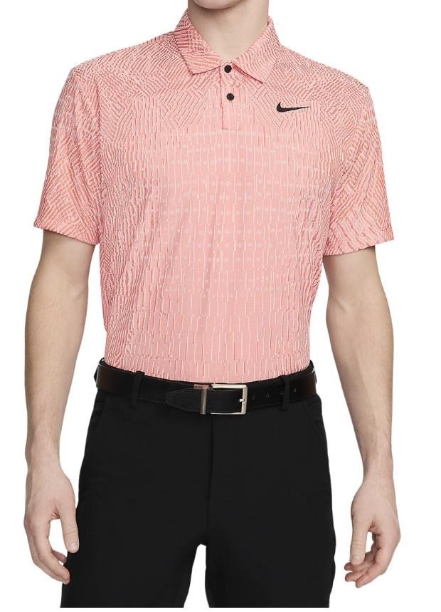 Nike Dri-Fit Tour ADV men's polo, guava ice/madder root