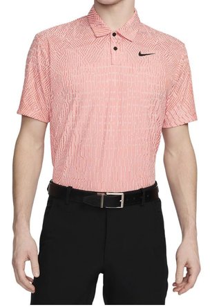 Nike Dri-Fit Tour ADV men's polo, guava ice/madder root