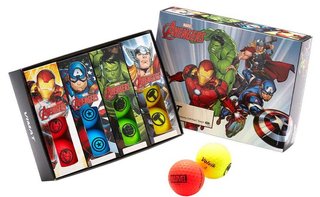 Volvik VIMAX MARVEL AVENGERS golf balls, mix colours