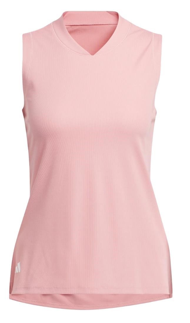 Adidas Ultimate 365 Sleeveless women's polo, semi pink spark