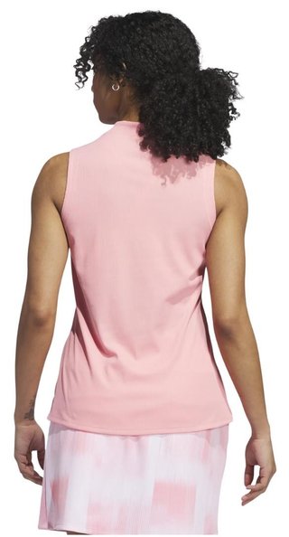 Adidas Ultimate 365 Sleeveless women's polo, semi pink spark