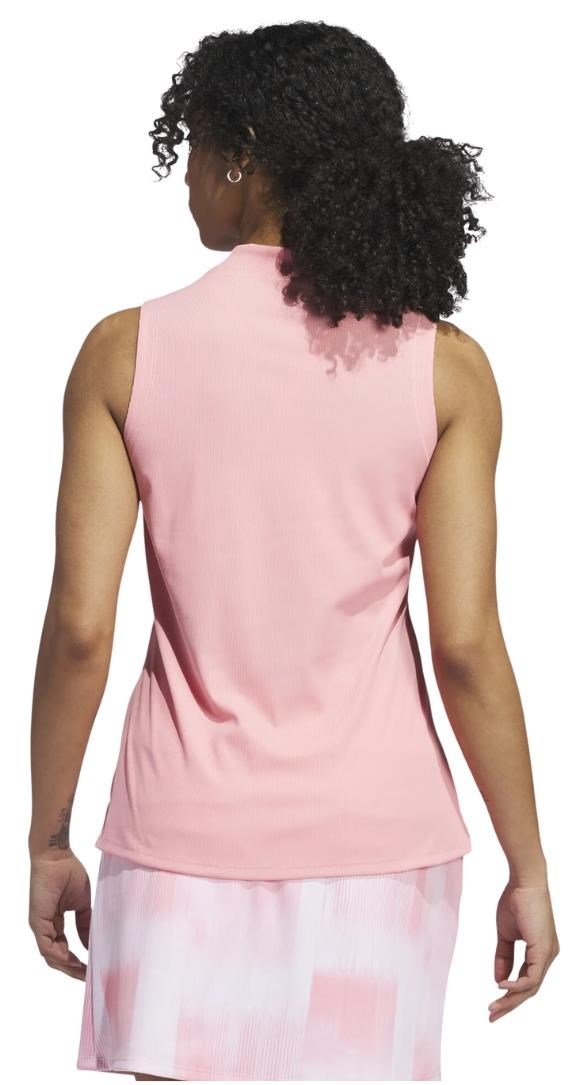 Adidas Ultimate 365 Sleeveless women's polo, semi pink spark