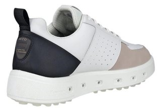 Ecco Street 720 mens golf shoes, white/black/gravel