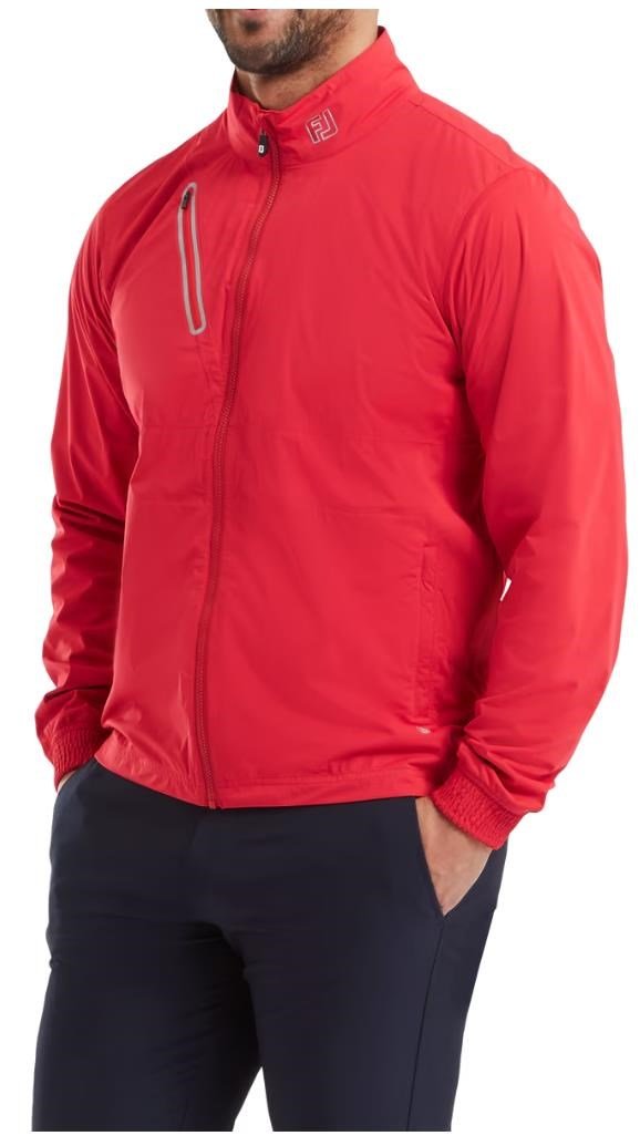 FootJoy HydroKnit men's jacket, bright red
