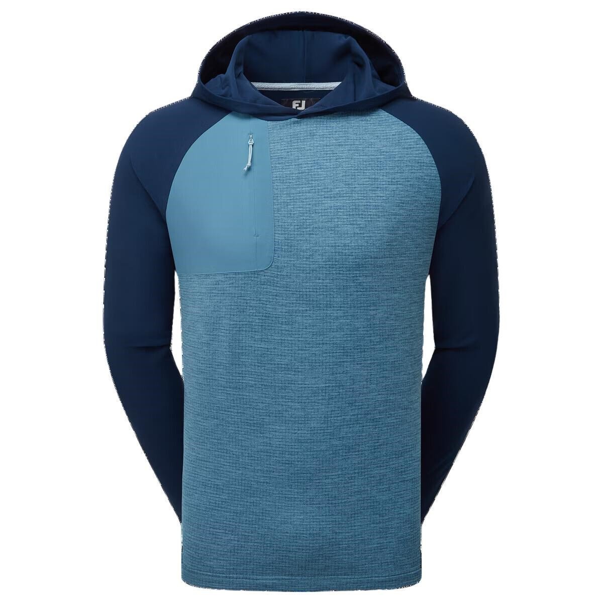 FootJoy ThermoSeries men's pullover hoodie, navy/slate
