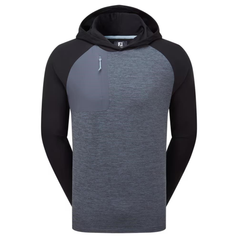 FootJoy ThermoSeries men's pullover hoodie, charcoal/black