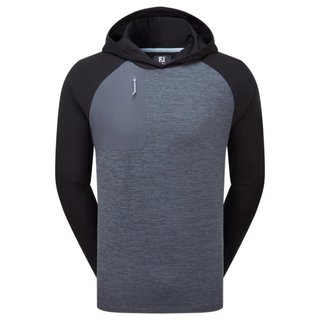FootJoy ThermoSeries men's pullover hoodie, charcoal/black