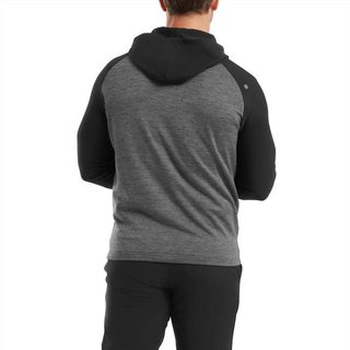 FootJoy ThermoSeries men's pullover hoodie, charcoal/black
