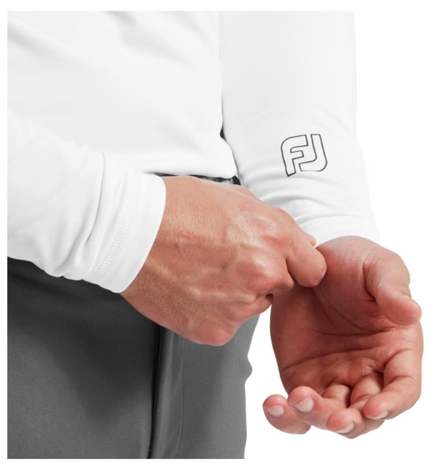 FootJoy ThermoSeries Fleece Baselayer men's top, white